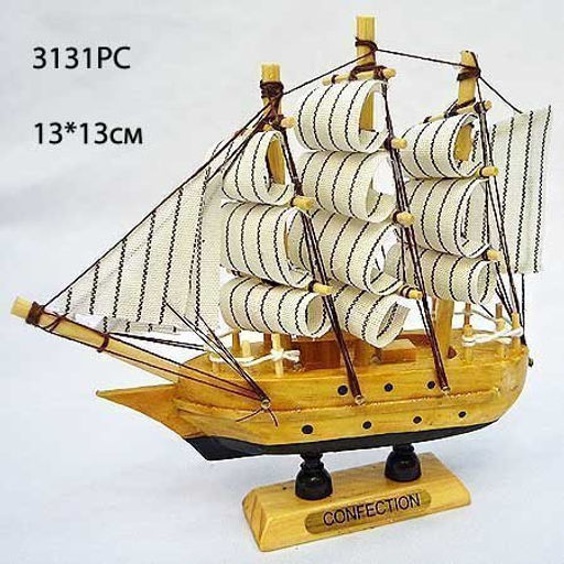 Макет парусного корабля 12х13 см / 3131PC /уп 200/ - ГалеонТрейд фото 2
