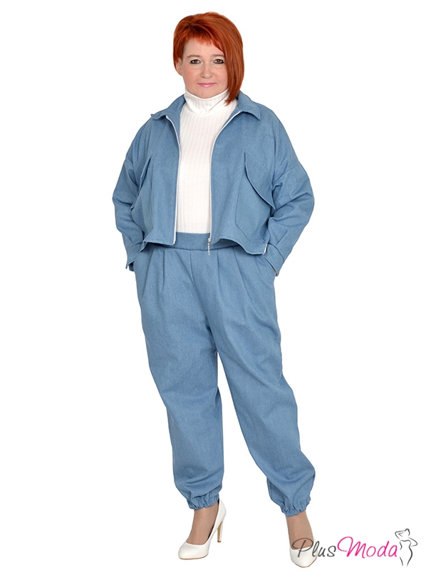 Брюки Модель №1135 размеры 44-84 - Plusmoda фото 3