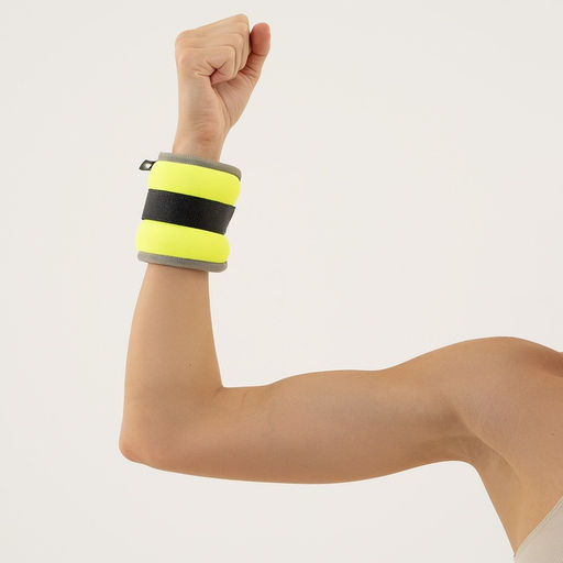 Утяжелители неопреновые ONLYTOP, 2 шт. × 0.25 кг, цвет салатовый