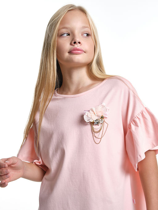 Брошь PR3919 розовый - Mini maxi фото 2