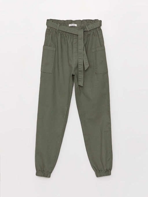 Beli Lastikli K?z ?ocuk Jogger Pantolon - Waikiki фото 3