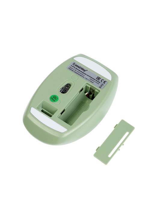 Комплект клавиатура и мышь Smartbuy 666395, беспроводной, мембранная, USB, зеленый