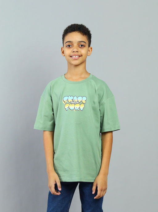 CRB wear / CSJB 64118-35K Футболка для мальчика,хаки/Ex.Cherubino