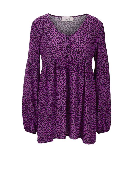 Блузка, лилово-черная - Heine фото 2