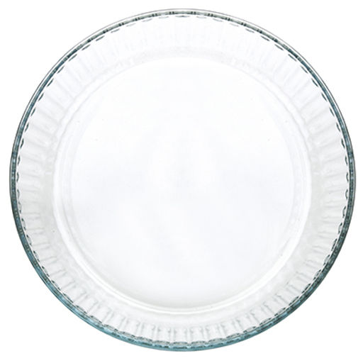 Форма стеклянная для запекания Рифленая 2,1л, круглая, д25,5см h5,7см термостекло, в цветной коробке (Китай) - Домашняя мода фото 2