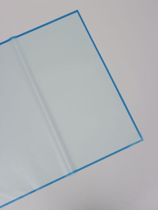 Цена за 20 шт. Пленка для цветов, «Полупрозрачная кайма», синяя, 57×57 см