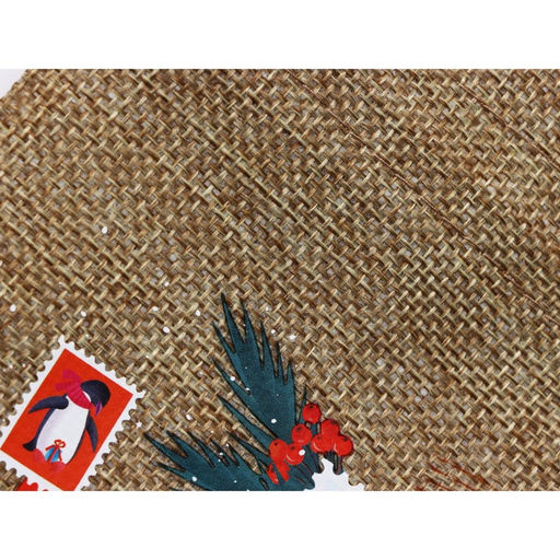 Набор мешков с термонаклейкой «Почта», холща, 3 штуки, 16 х 24 см