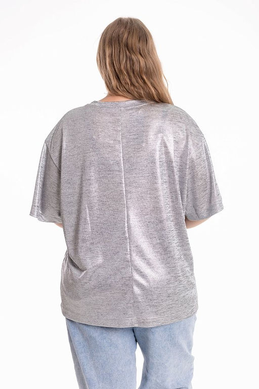 Футболка М325377с серый - Елена фото 3