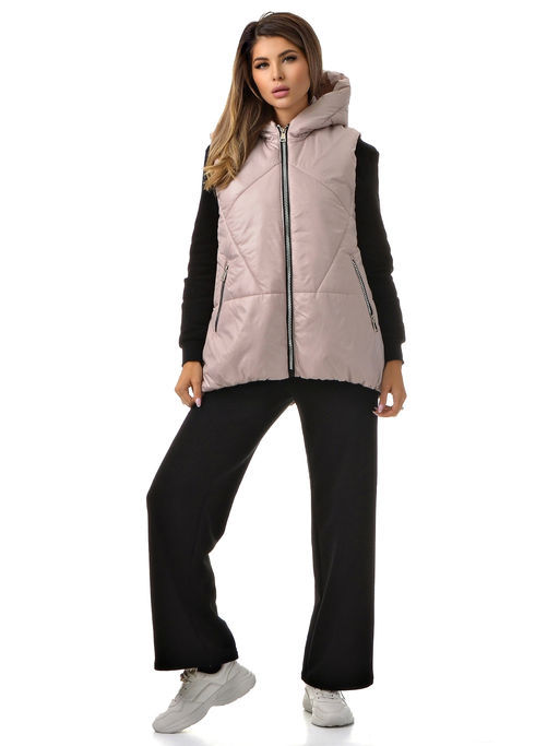 Утепленный жилет oversize - А+б коллекция фото 51