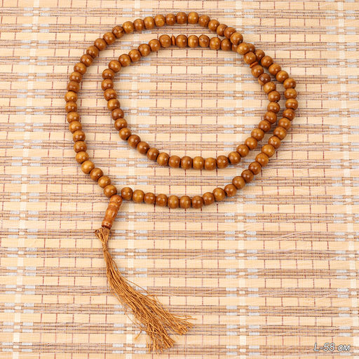 Четки мусульманские 99 бусины 10мм / MА55 /уп 10/300/светло коричневый