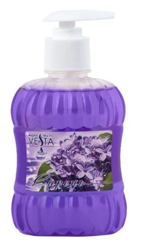 VESTA жидк.мыло 315мл с дозатором Сирень