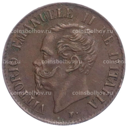 Монета 1 чентезимо 1867 года Италия