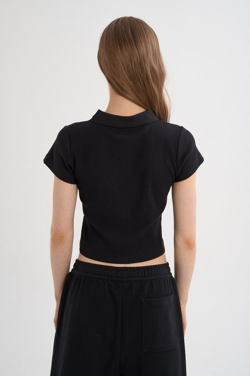 Поло Черный ANTA SKATE SS Polo  фото 14