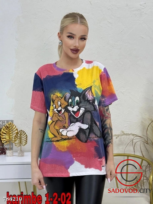Футболка женская Том и Джери - Kinoki фото 3
