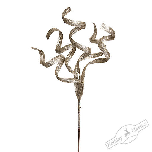 Ветка-завитки шампань 61 см