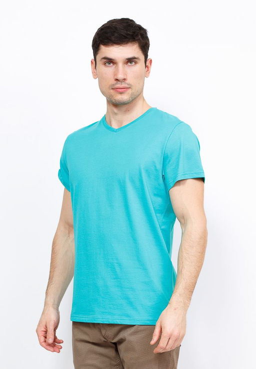 Футболка мужская короткий рукав GREG TS524V (ментол)  фото 8