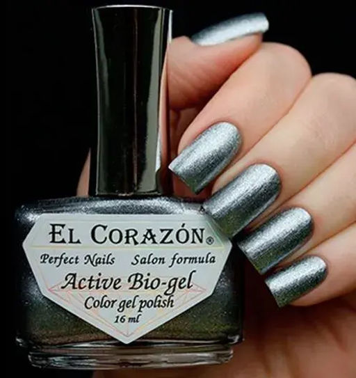 El Corazon 423/ 908 active Bio-gel French серебристо-серый