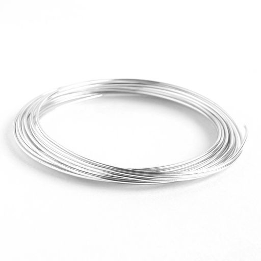 Проволока для плетения d=1,5мм, намотка 5м, цвет серебра - Queen fair фото 2