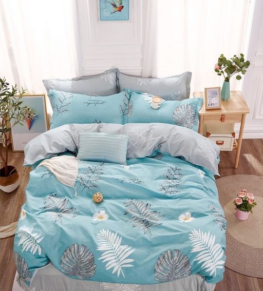 Постельное белье - Сатин Гавайи 1,5-спальный (молния) - Luteks фото 2