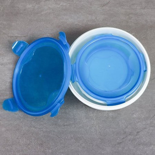 Салатник 3 штуки круглый с крышками / 173 /уп 84/ 190, 460, 850 мл - Галеонтрейд фото 5