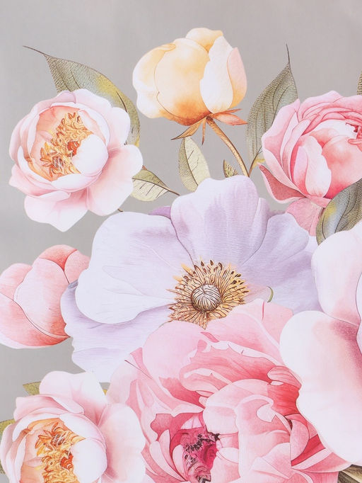 Пакет подарочный ламинированный «Нежность в цветах», 26×12×32 см