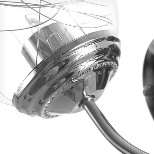 Бра «Франни», Е27, 40 Вт, 19×15×26 см, серебро