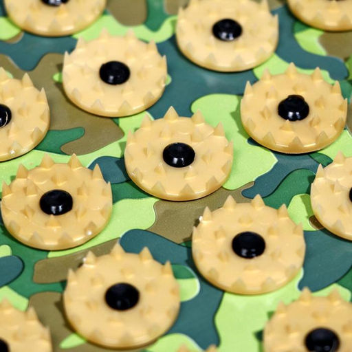 Аппликатор Кузнецова Любимому дедушке, 70 колючек, плёнка, 23?32 см