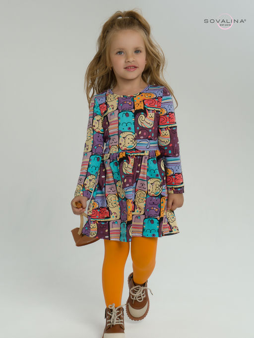 Платье Эля коты в горошек - Sovalina фото 11