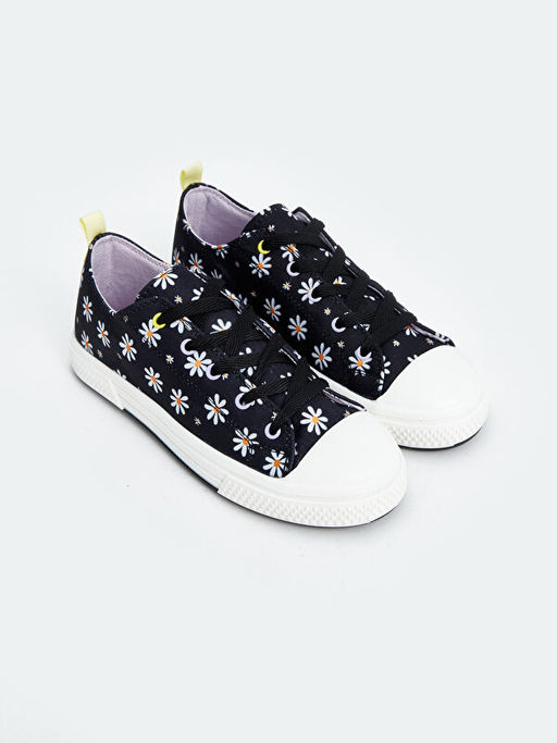 Ba?c?kl? Bask?l? K?z ?ocuk Spor Ayakkab?