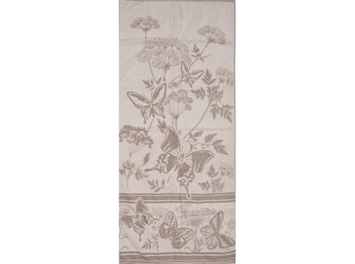 6с102.511ж2 Бабочки (лен3) Полотенце махровое 67х150см