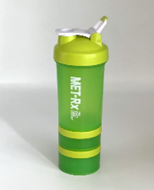 Бутылка/Шейкер MET-Rx SHS-450 зелёная, для спортивного питания 450ML/уп50