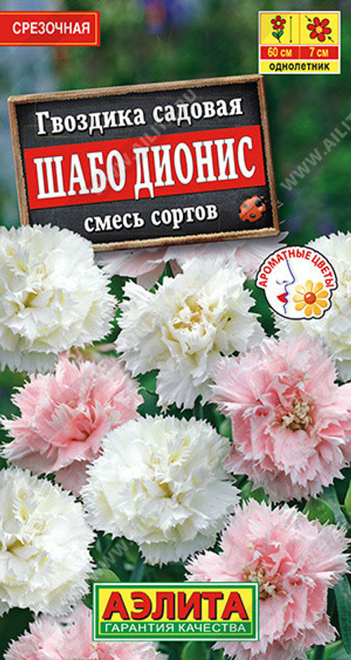 1371A Гвоздика садовая Шабо Дионис, смесь сортов 0,05гр