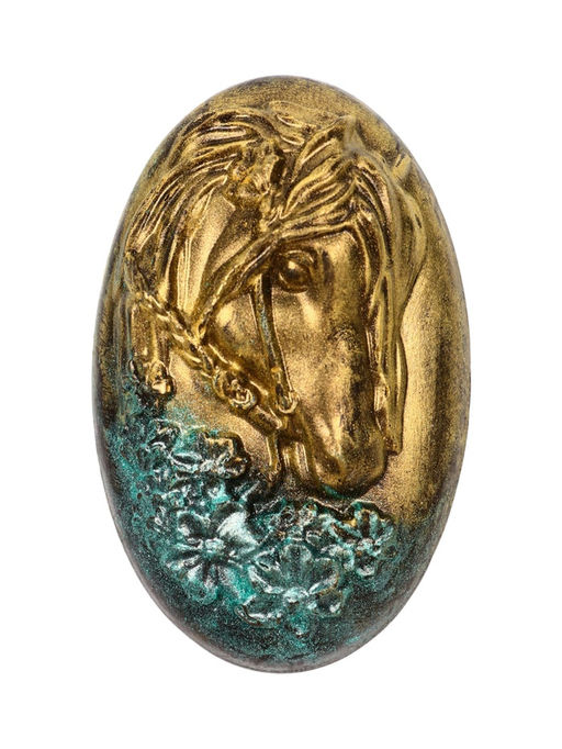 Шоколадная фигурка Лошадь в цветах, кондитерская глазурь, 65 г