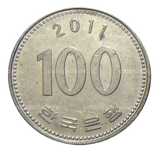 100 вон 2011 года Южная Корея