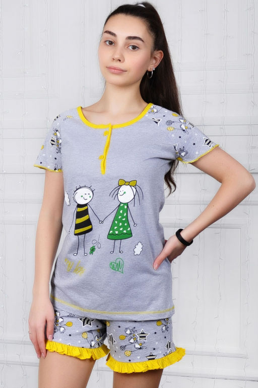 Арт. 8220 Пижама с шортами 38-44 - 5+3 фото 3