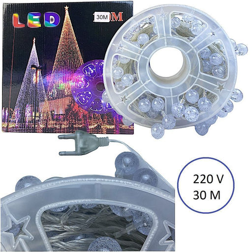 Гирлянда 30м, шарик 2,5см, микс свечение, супер який, 220В - Family фото 3