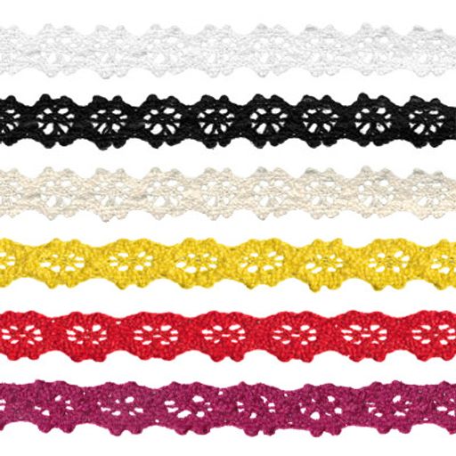 Gamma кружевная лента 10 мм HVK-23 в рулоне 22.8 м 0.5 СК/Распродажа