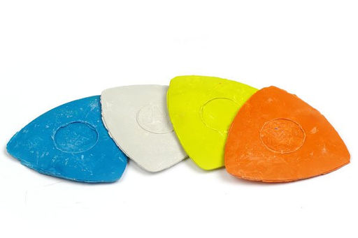 Мел портновский арт.ТВ-AT-02# (0334-6003) треугольный, цв.ассорти уп.10шт