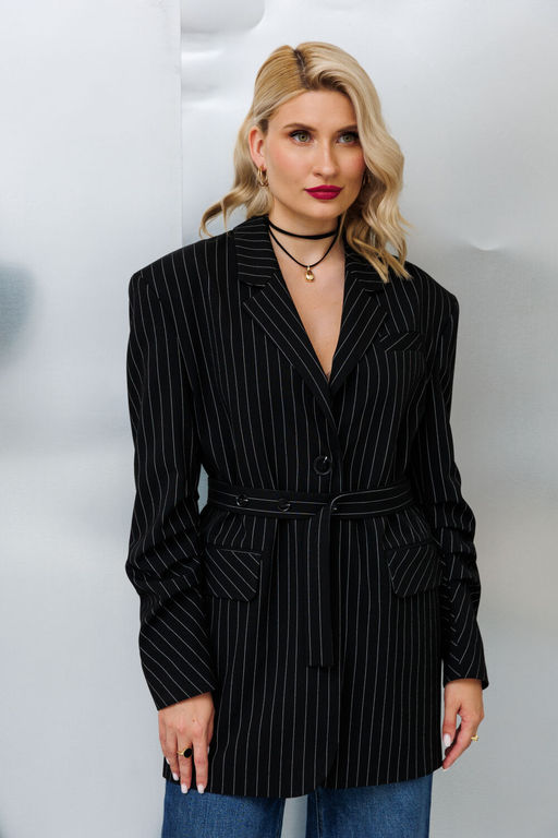 Жакет KOKOdea 7.33 черный+полоска