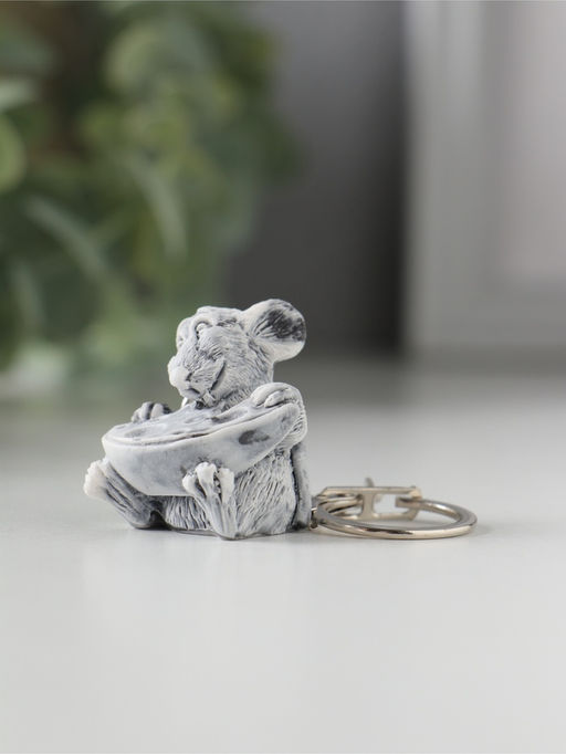 Брелок "Крыс маленький с сыром", 3,4см