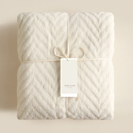 Плед «Этель» Soft, 130×170 см, 100% акрил, белый