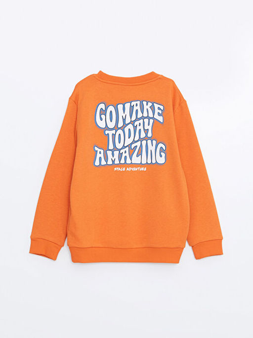 Bisiklet Yaka Erkek ?ocuk Sweatshirt - Waikiki фото 3