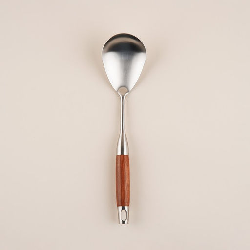 Ложка гарнирная SL Home «Рустик», 33×8 см, нержавеющая сталь, серебристая