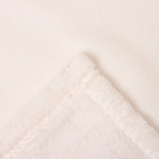 Плед Этель цв.молочный 180*200 см,100% п/э, корал-флис 220 гр/м2  фото 4