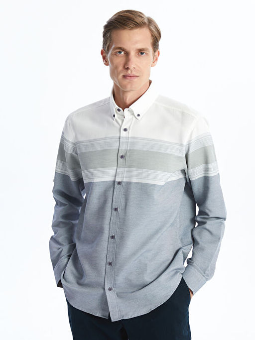 Regular Fit Uzun Kollu Arm?rl? Erkek G?mlek