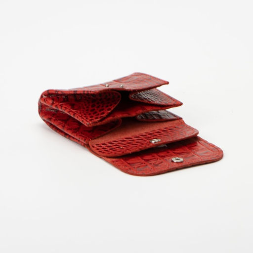 Монетница на кнопке, цвет красный - Textura фото 4