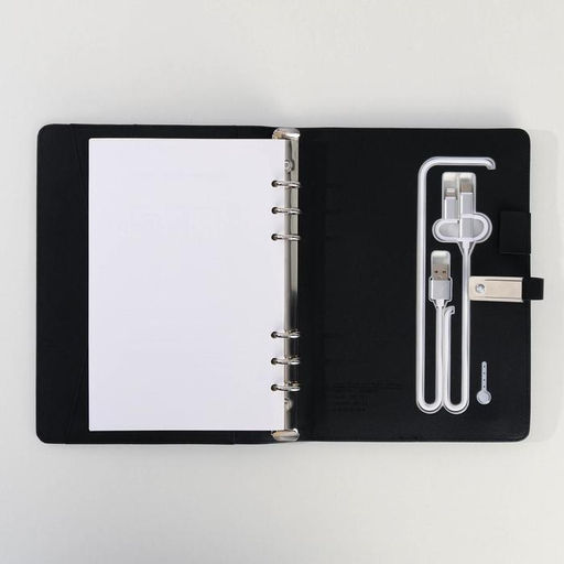 Ежедневник со встроенным зарядным устройством 8000 мАh и флешкой 16 ГБ Универсальный, 17,5 х 23,5 см - Like me фото 9