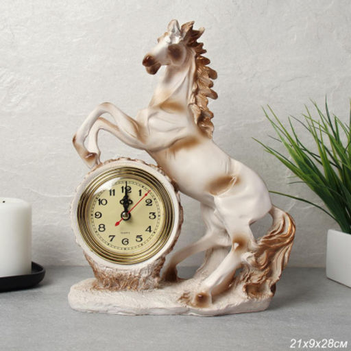 Часы статуэтка Конь 28 см / 6032A /уп 24/ - ГалеонТрейд фото 5