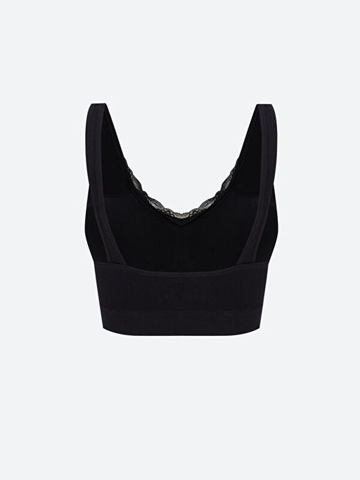 Balensiz Dolgusuz D?z Seamless Sporcu S?tyen