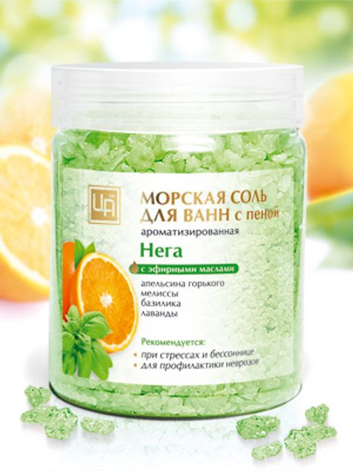 Соль для ванн "Нега с пеной" 500 г